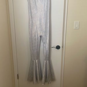 Bell bottom disco jumpsuit